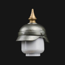 Load image into Gallery viewer, BrickArms Pickelhaube Helmet with Spike