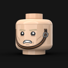 Lade das Bild in den Galerie-Viewer, LN. Köpfe - WW2 Deutscher/Brauner Kinnriemen (versch. Designs)
