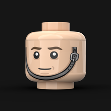 Lade das Bild in den Galerie-Viewer, LN. Köpfe - WW2 Deutscher/Schwarzer Kinnriemen (versch. Designs)
