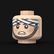 Lade das Bild in den Galerie-Viewer, LN. Köpfe - WW2 Deutscher/Schwarzer Kinnriemen (versch. Designs)
