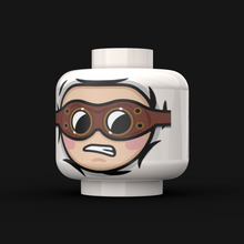 Lade das Bild in den Galerie-Viewer, WW2 Deutsche Balaclava Köpfe "Weiß" (versch. Designs)
