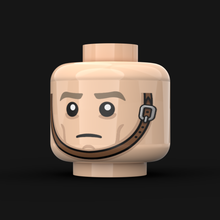 Lade das Bild in den Galerie-Viewer, LN. Köpfe - WW2 Deutscher/Brauner Kinnriemen (versch. Designs)
