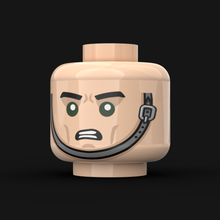 Lade das Bild in den Galerie-Viewer, LN. Köpfe - WW2 Deutscher/Schwarzer Kinnriemen (versch. Designs)
