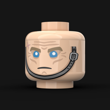 Lade das Bild in den Galerie-Viewer, LN. Köpfe - WW2 Deutscher/Schwarzer Kinnriemen (versch. Designs)
